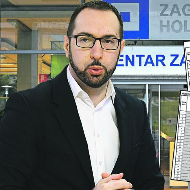 Tomislav Tomašević, zgrada ZG Holdinga i interni Holdingov dokument s popisom imena djelatnika i djelatnica Holdinga kojih se uprava želi riješiti
