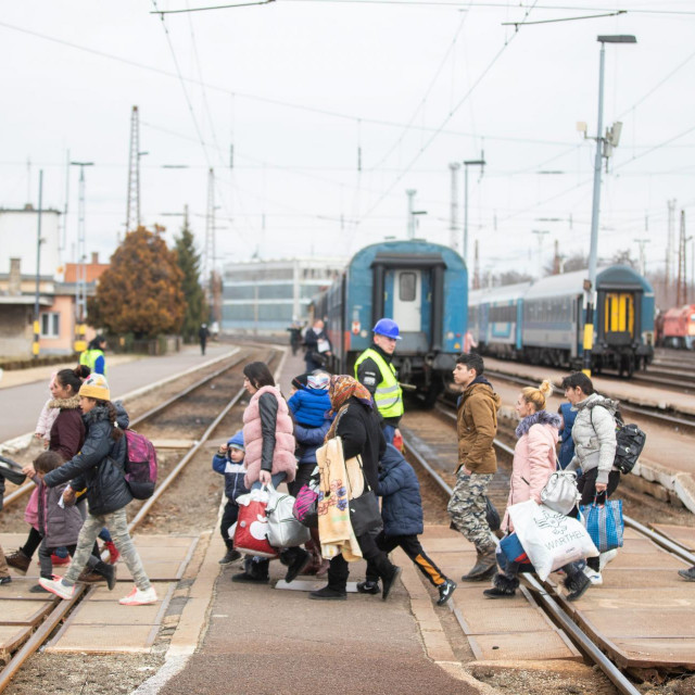 Ilustracija, ukrajinske izbjeglice 
