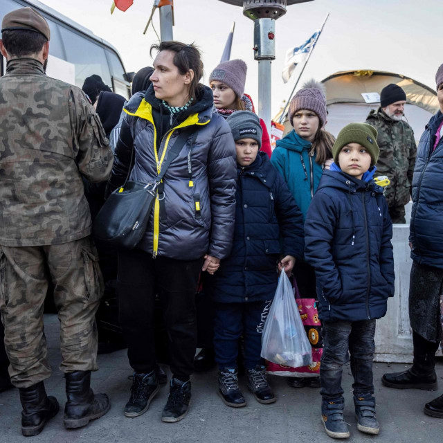 Izbjeglice na granici u Mediki
