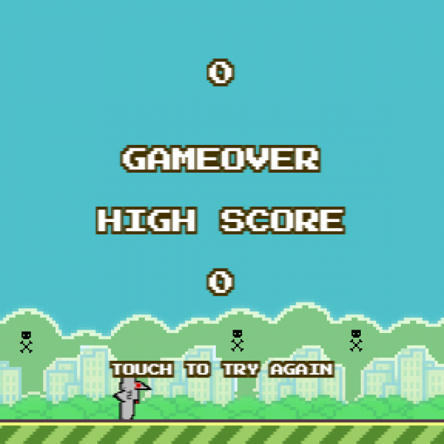 Igrica Flappy Dronich Zagreb
