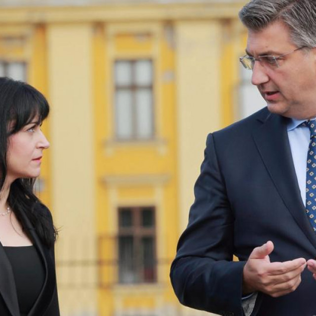 Nataša Tramišak, Andrej Plenković
