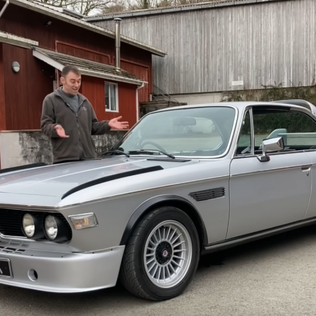 BMW 3.0 CSL s Teslinim pogonom
