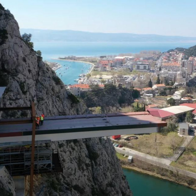 Izgradnja mosta Cetina - obilaznica Omiš
