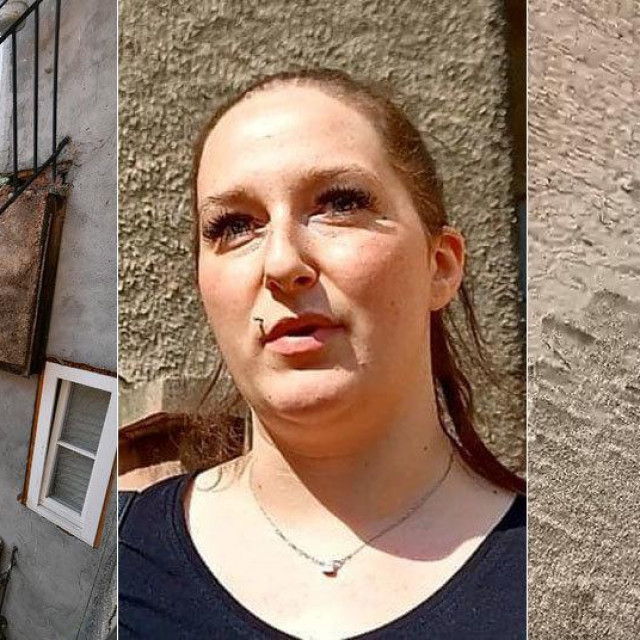 Urušavanje balkona: Lucija Čorak (u sredini)
