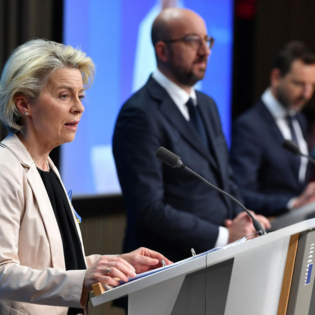 Ursula von der Leyen i Charles Michel drugog dana summita EU-a
