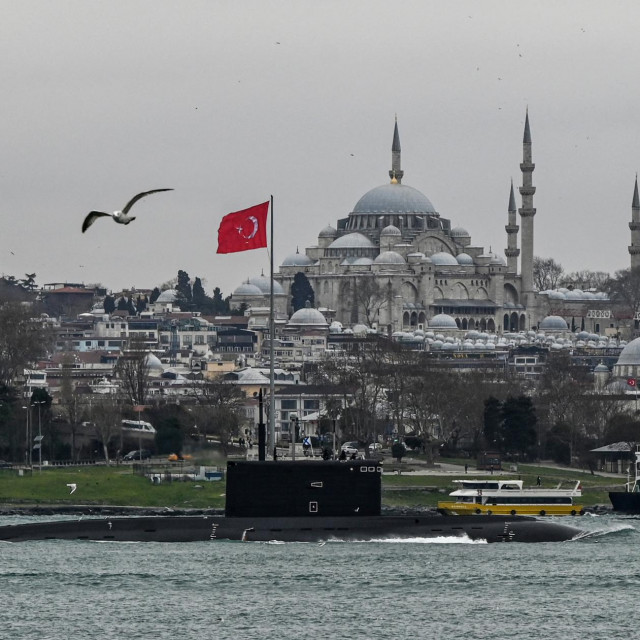 Ilustracija/Ruska podmornica u Bosporu
