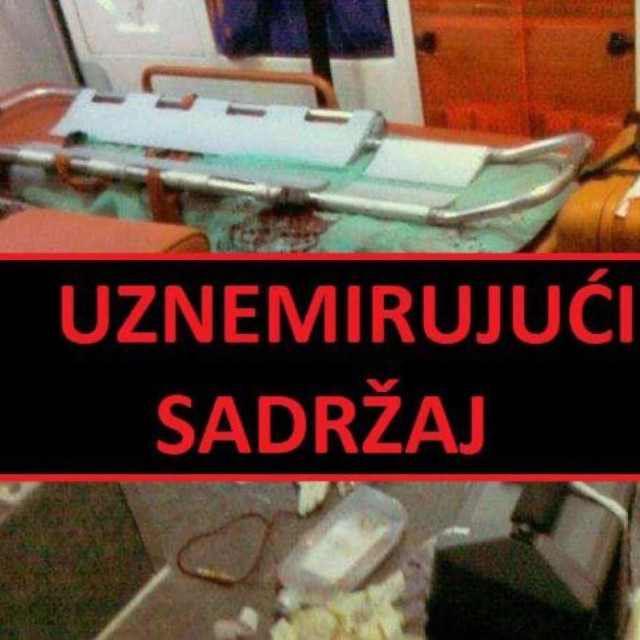 Uznemirujuć sadržaj djelatnika Hitne pomoći
