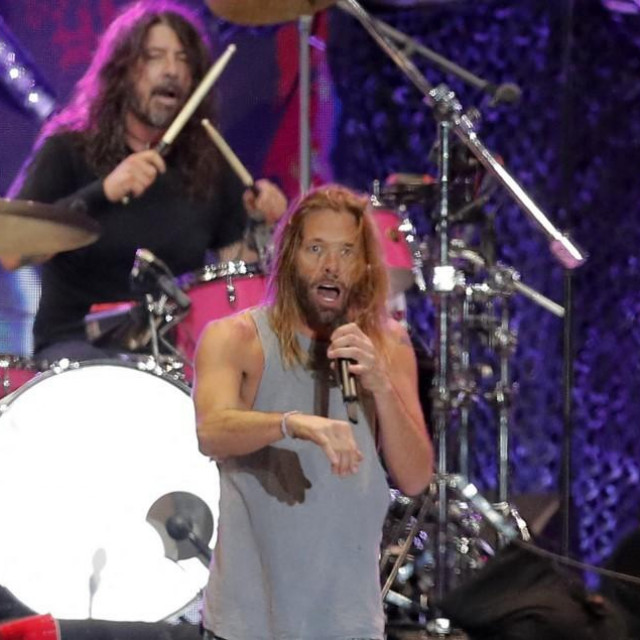 Taylor Hawkins i Dave Grohl
