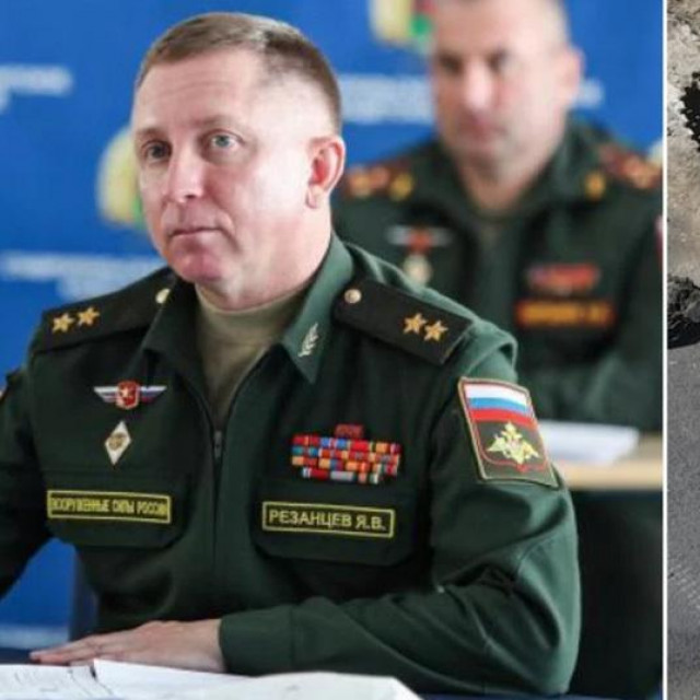 Poginuli general Jakov Rezancev i uništeni ruski tenk