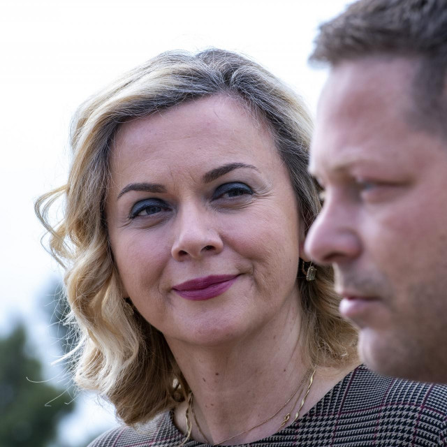 Zastupnica Željana Zovko i ravnatelj Centara izvrsnosti Splitsko-dalmatinske županije Ivica Zelić
