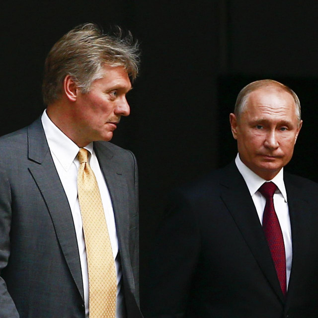 Dmitrij Peskov i Vladimir Putin