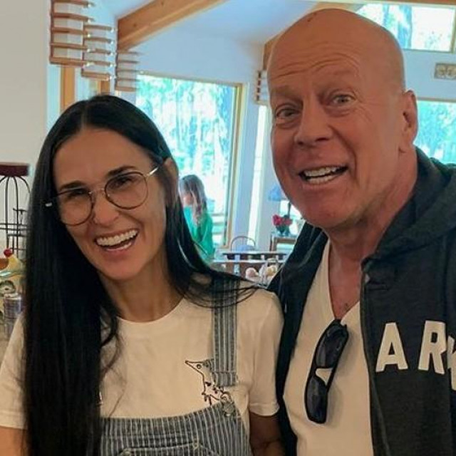 Demi Moore i Bruce Willis