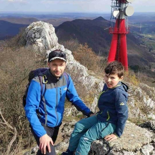 Mladen i Viktor na jednom od svojih brojnih izleta