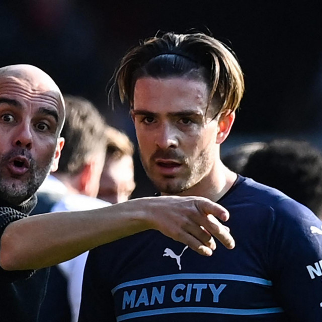 Pep Guardiola i Jack Grealish