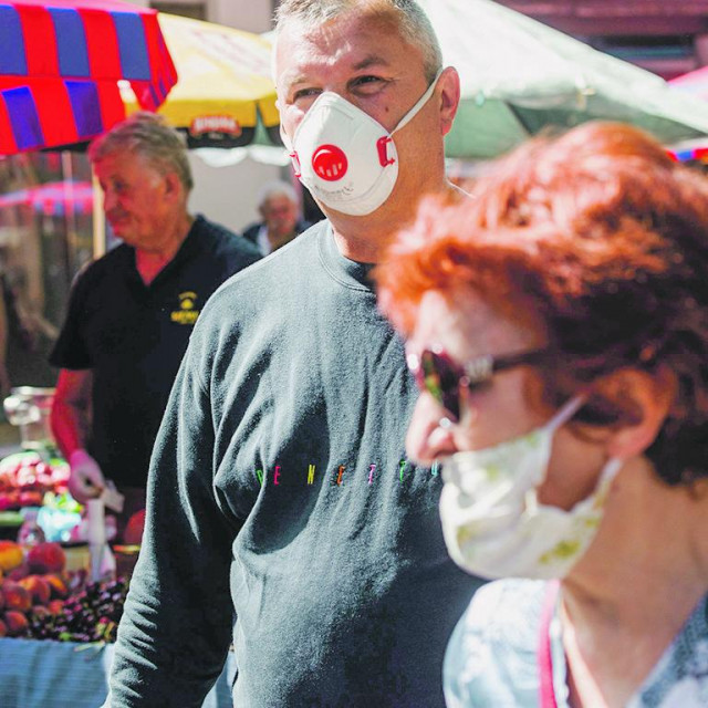 Koronavirus i maske/Ilustracija