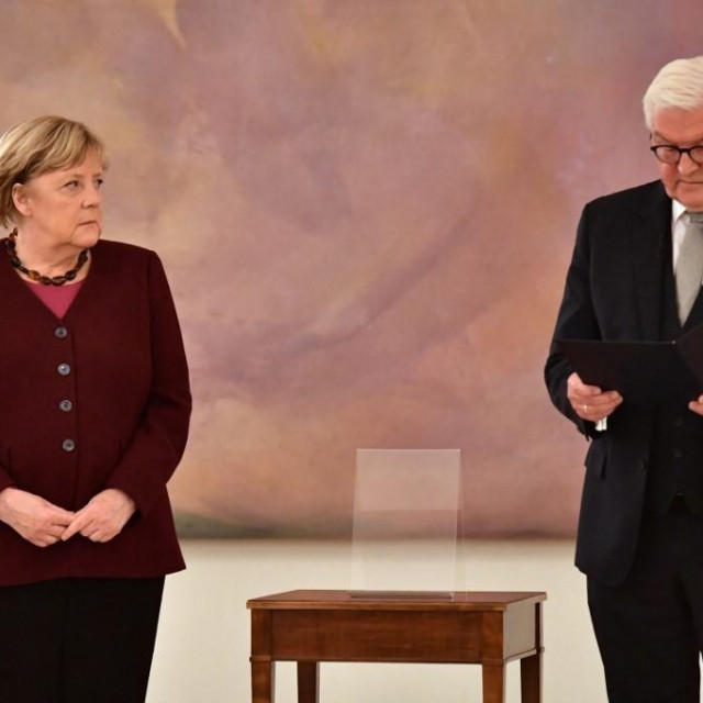 Angela Merkel i Frank-Walter Steinmeier