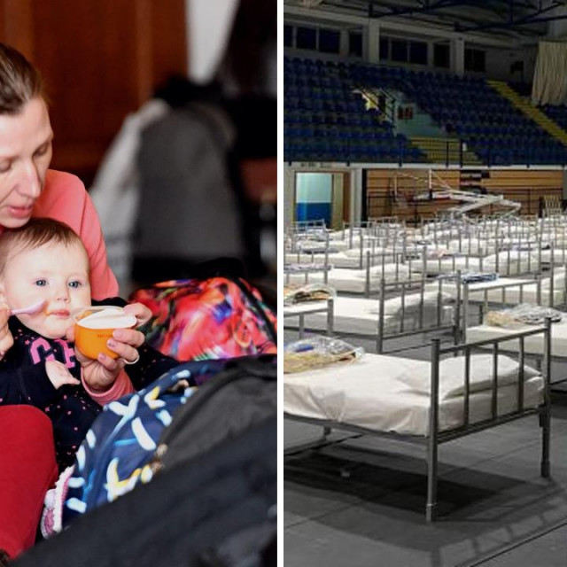 Ukrajinske izbjeglice i privremeni prihvatni centar za ukrajinske izbjeglice u Gospiću