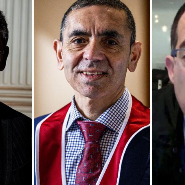 Albert Bourla, Ugur Sahin, Stephane Bancel