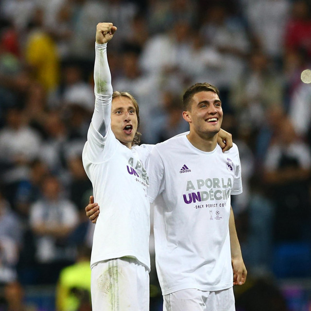 Luka Modrić i Mateo Kovačić iz vremena u Realu