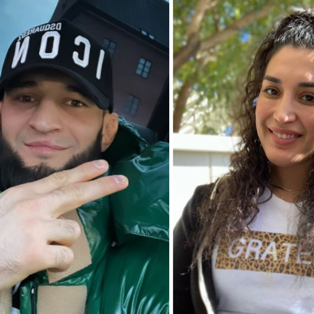 Khamzat Chimaev i Tatiana Suarez
