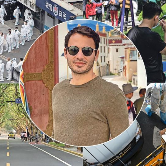 Prizori iz Šangaja, Vedran Bukvić (u krugu)