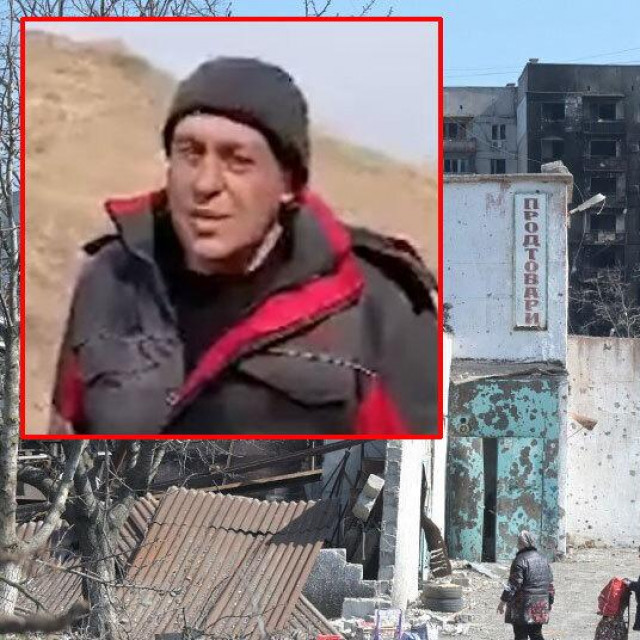 razrušeni Mariupolj; Aleksej