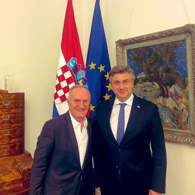 Mate Bulić i Andrej Plenković