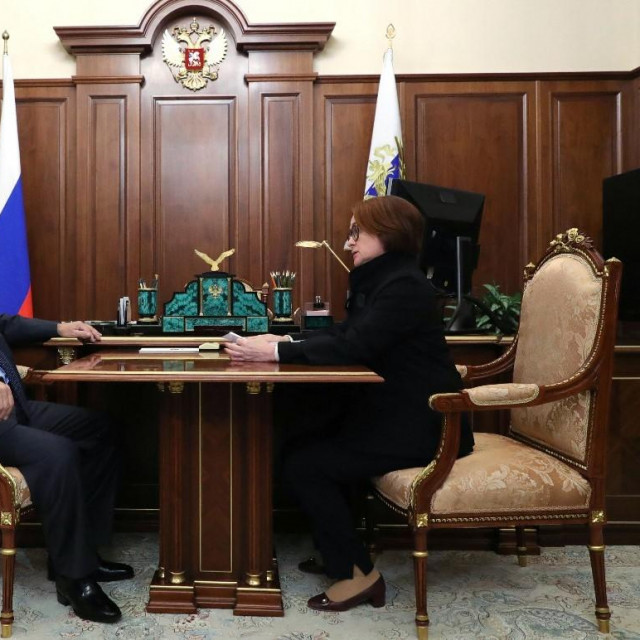 Vladimir Putin i Elvira Nabiullina