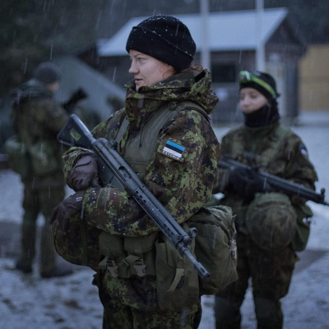 Vježbe pripadnika Estonske obrambene lige/Arhivska fotografija