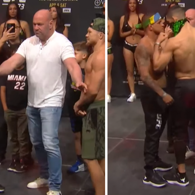 UFC 273 - ceremonijalno vaganje