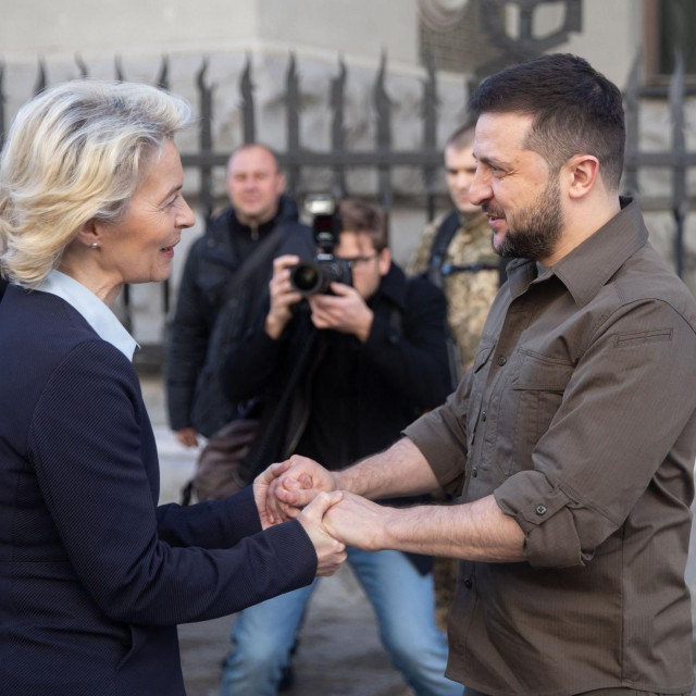 Ursula von der Leyen i Volodimir Zelenski