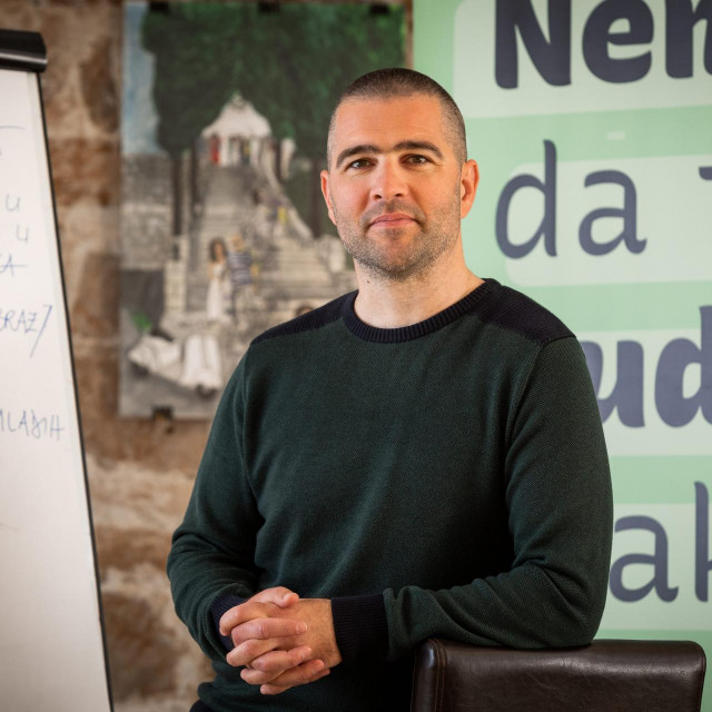 Goran Biličić, predsjednik udruge Info zona