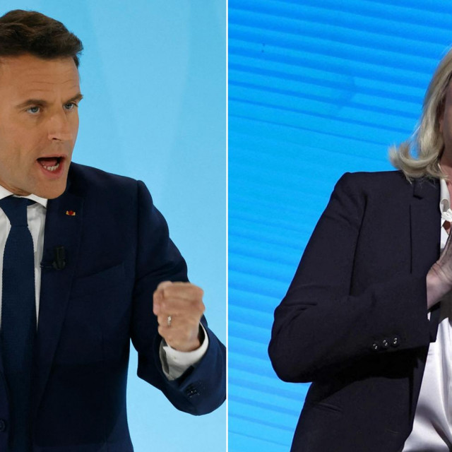 Emmanuel Macron i Marine le Pen