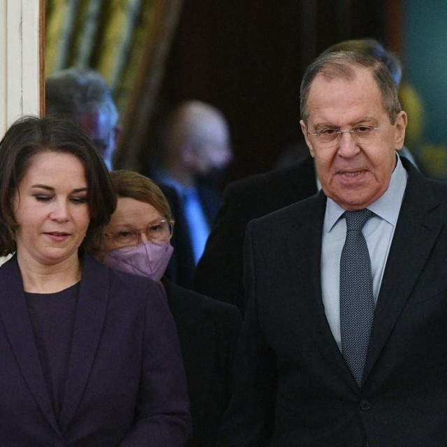 Annalena Baerbock i Sergej Lavrov u Moskvi (18.1.2022.)