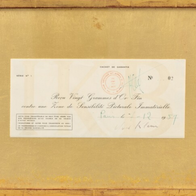 Yves Klein, nevidljiva umjetnost