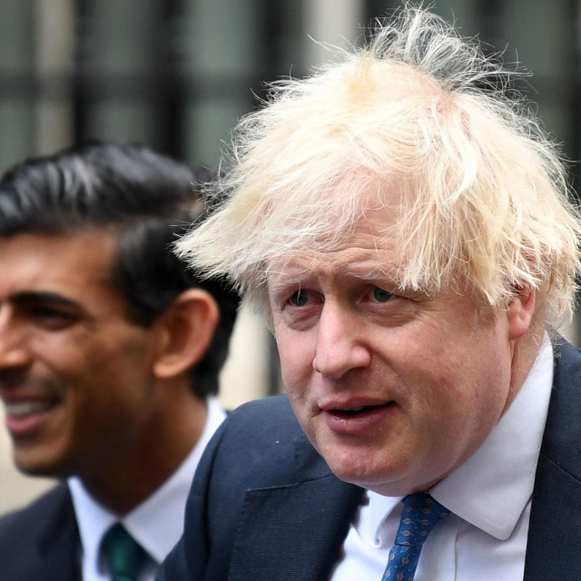 Rishi Sunak i Boris Johnson
