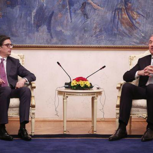 Stevo Pendrovski i Milo Đukanović