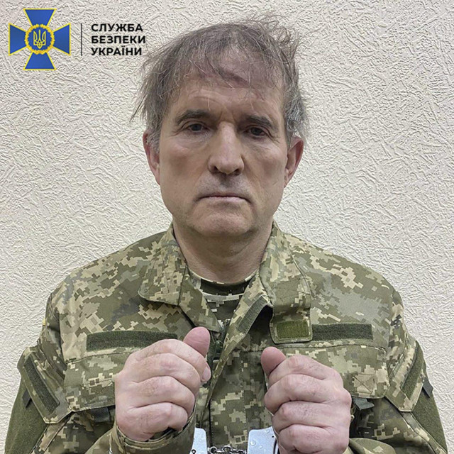 Viktor Medvečuk nakon zarobljavanja