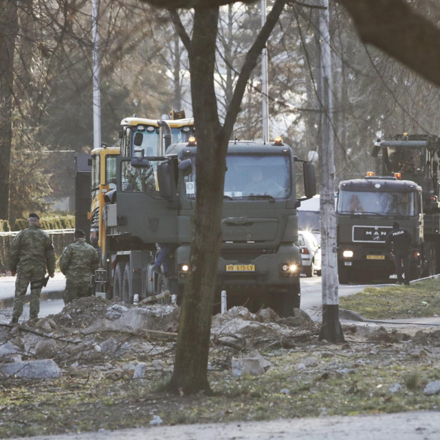 Očevid na mjestu na kojem je pala ruska letjelica