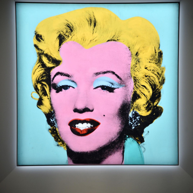 ”Shot Sage Blue Marilyn” slika