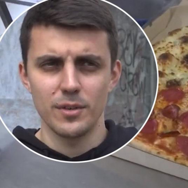 Pavlo i pizza iz njegove pizzerije