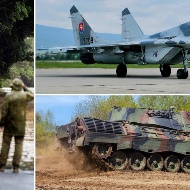 Australska vozila Bushmaster, slovački MiG 29 i tenk Leopard 1