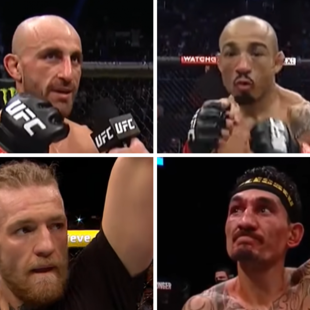 Volkanovski, Aldo, McGregor, Holloway