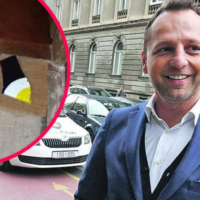 Dragan Jurilj i oštećeni simbol u krugu