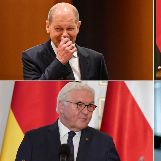 Scholz, Zelenski, Scholz i Melnik