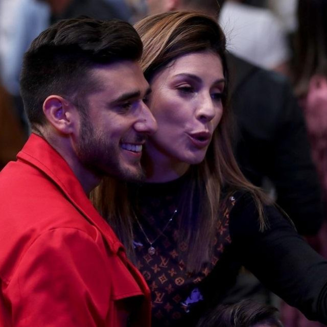 Eduardo Salvio i supruga Magali Aravena