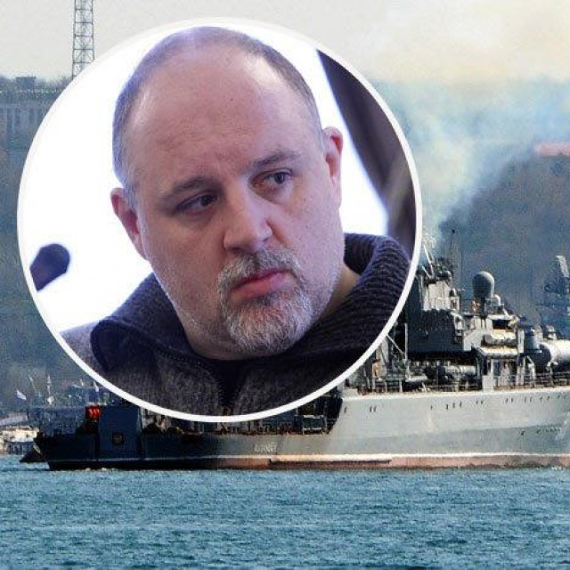 Krstarica Moskva, Igor Tabak (u krugu)