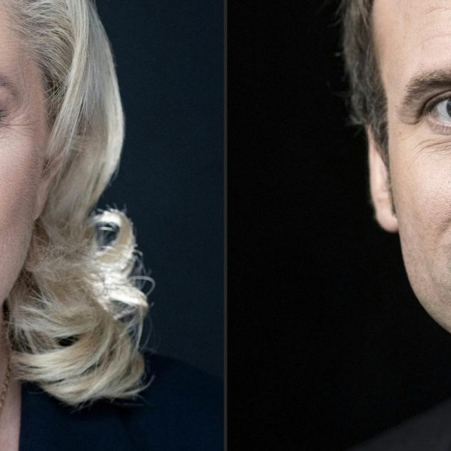 Le Pen i Macron.