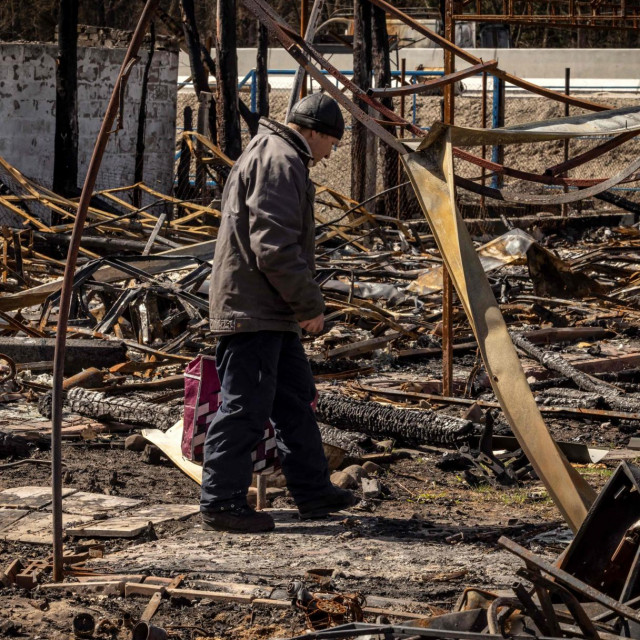 Prizor iz mjesta Zalisja, sjeverno od Kijeva