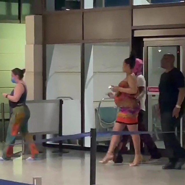 Rihanna i A$AP Rocky u zračnoj luci